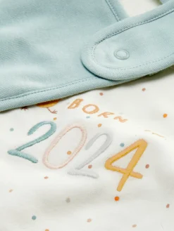 Füttern Und Abstillen|Primark „2024“ Lätzchen Aus Stoff, 2er-Pack Elfenbeinfarben