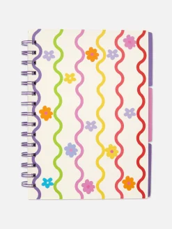 Notizbücher|Primark A5-Notizbuch Mit Retro-Blumenmuster Multi