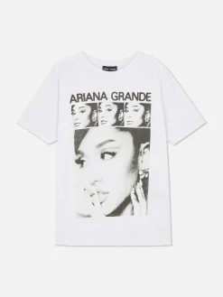Tops Und T-Shirts|Primark „Ariana Grande“ T-Shirt Mit Grafik Weiß