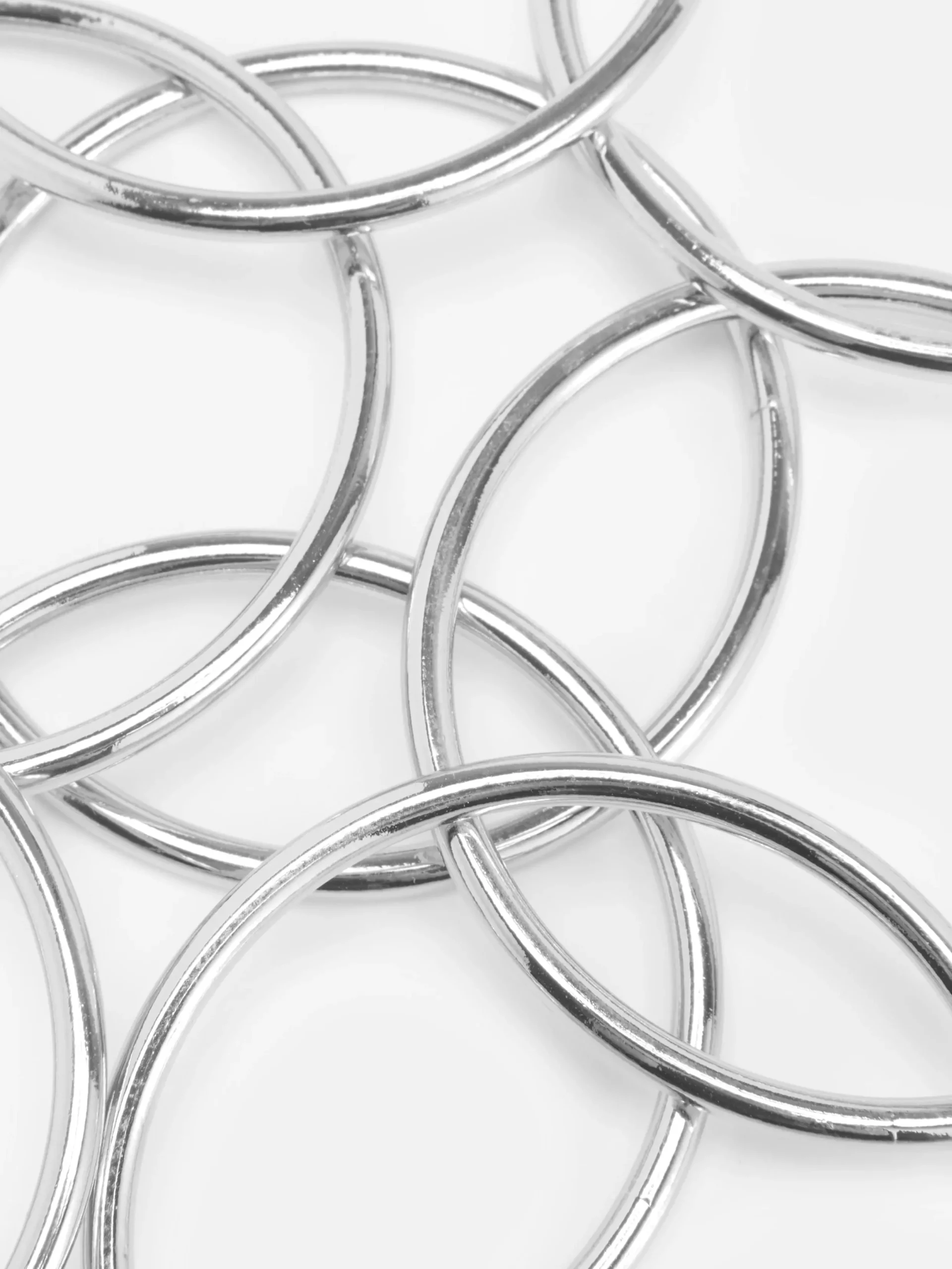 Schmuck|Primark Armreife In Metallic-Optik, 8er-Pack Weiß