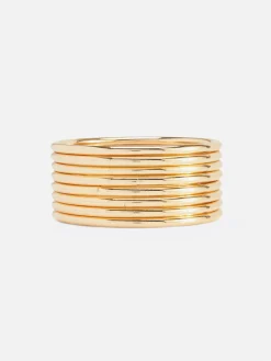 Schmuck|Primark Armreife In Metallic-Optik, 8er-Pack Gelb