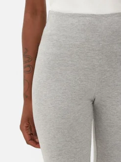 Hosen Und Leggings|Primark Ausgestellte Jerseyleggings Mit Hohem Bund Grau meliert