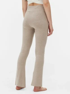 Hosen Und Leggings|Primark Ausgestellte Leggings Mit Hohem Bund Hellbeige