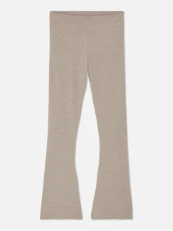 Hosen Und Leggings|Primark Ausgestellte Leggings Mit Hohem Bund Hellbeige