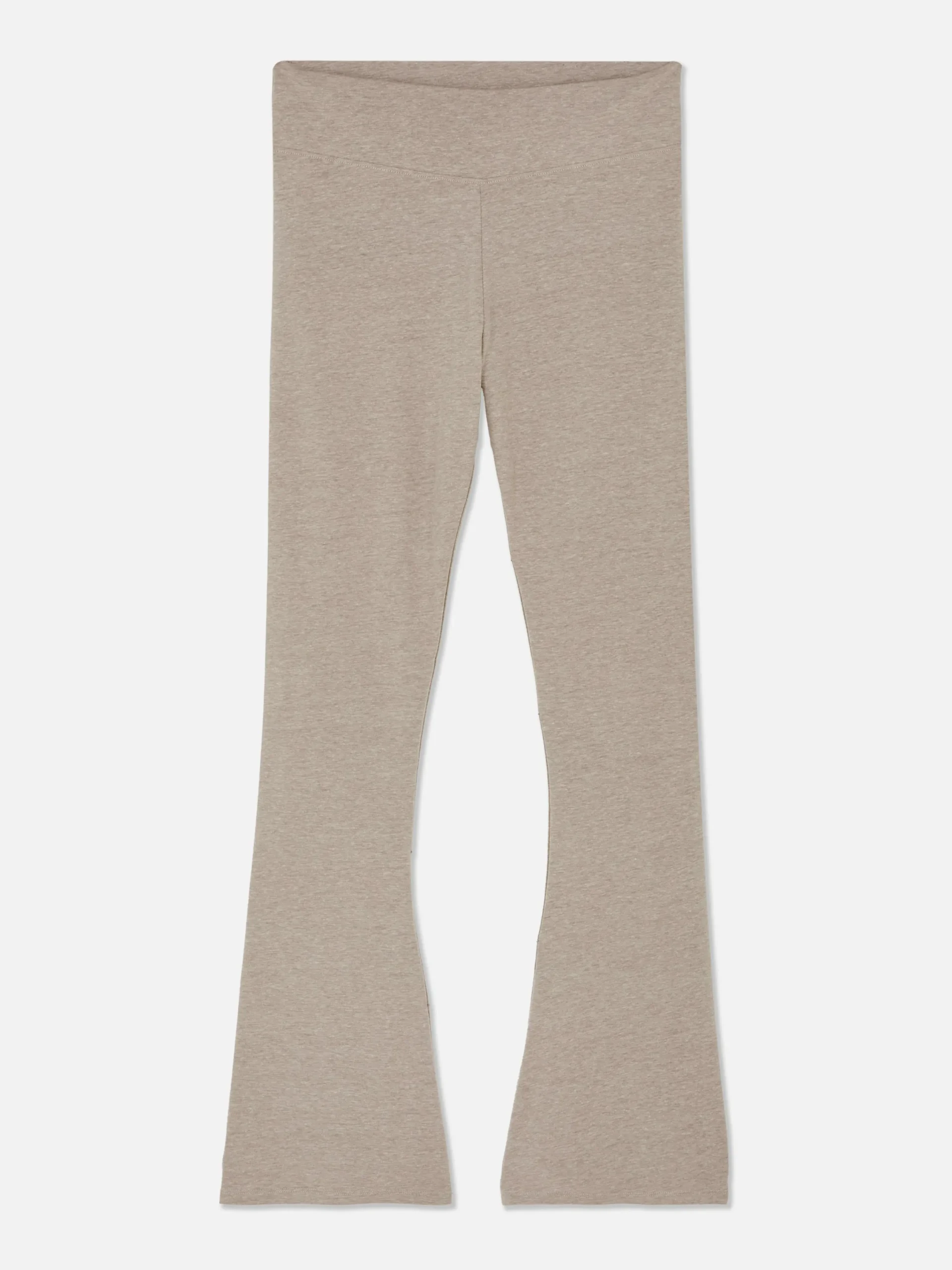 Hosen Und Leggings|Primark Ausgestellte Leggings Mit Hohem Bund Hellbeige