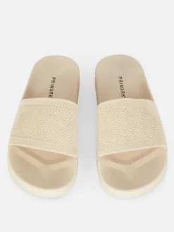 Flipflops Und Badesandalen|Primark Badesandalen Mit Häkelriemen Beige