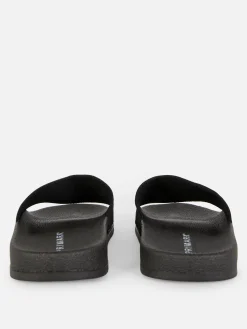 Flipflops Und Badesandalen|Primark Badesandalen Mit Häkelriemen Schwarz