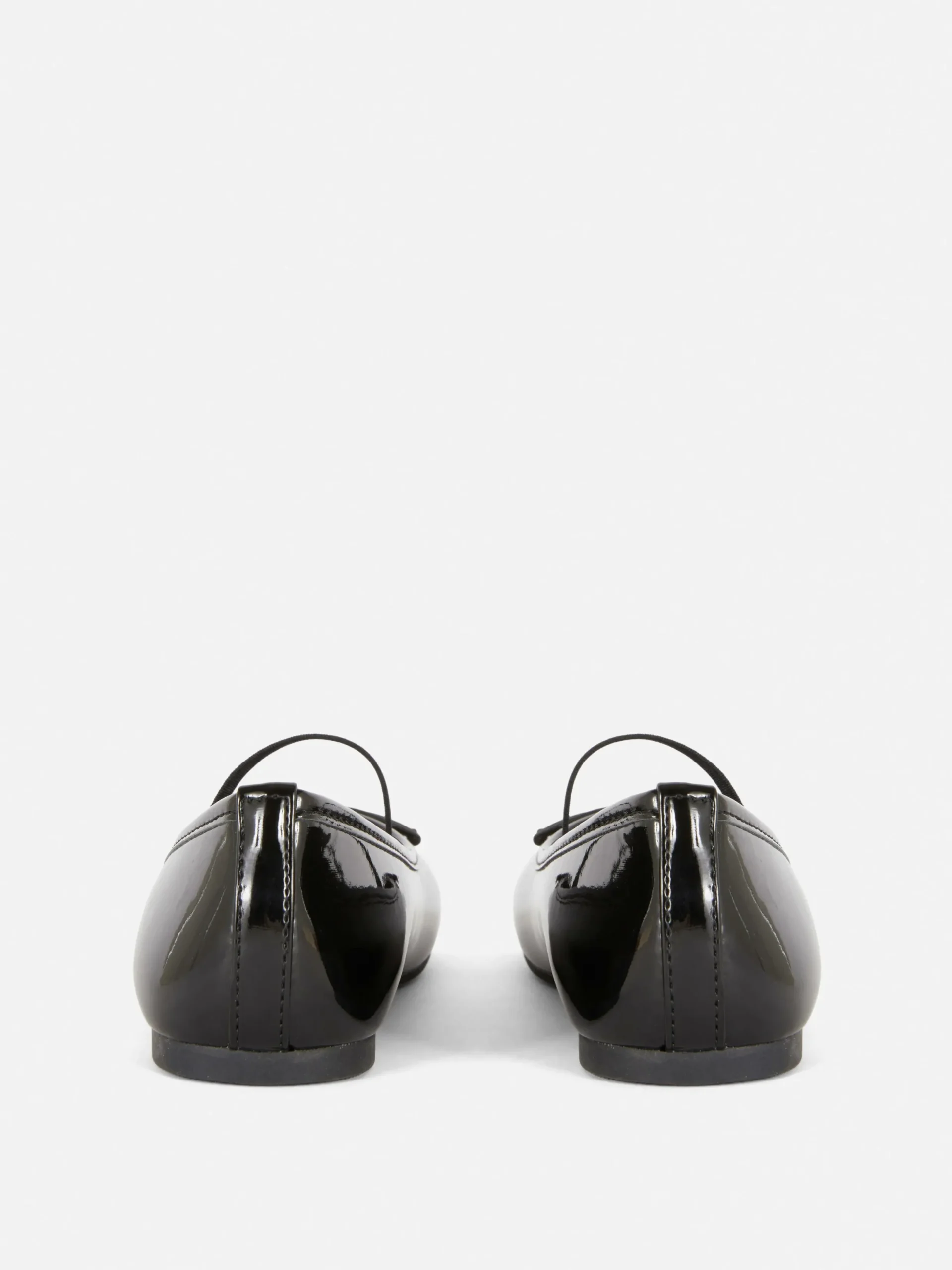 Flache Schuhe|Primark Ballerinas In Lackoptik Schwarz