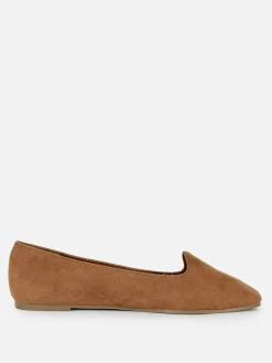 Flache Schuhe|Primark Ballerinas In Wildleder-Optik Braun