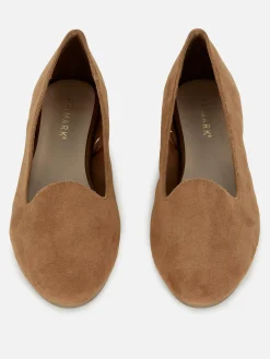 Flache Schuhe|Primark Ballerinas In Wildleder-Optik Braun