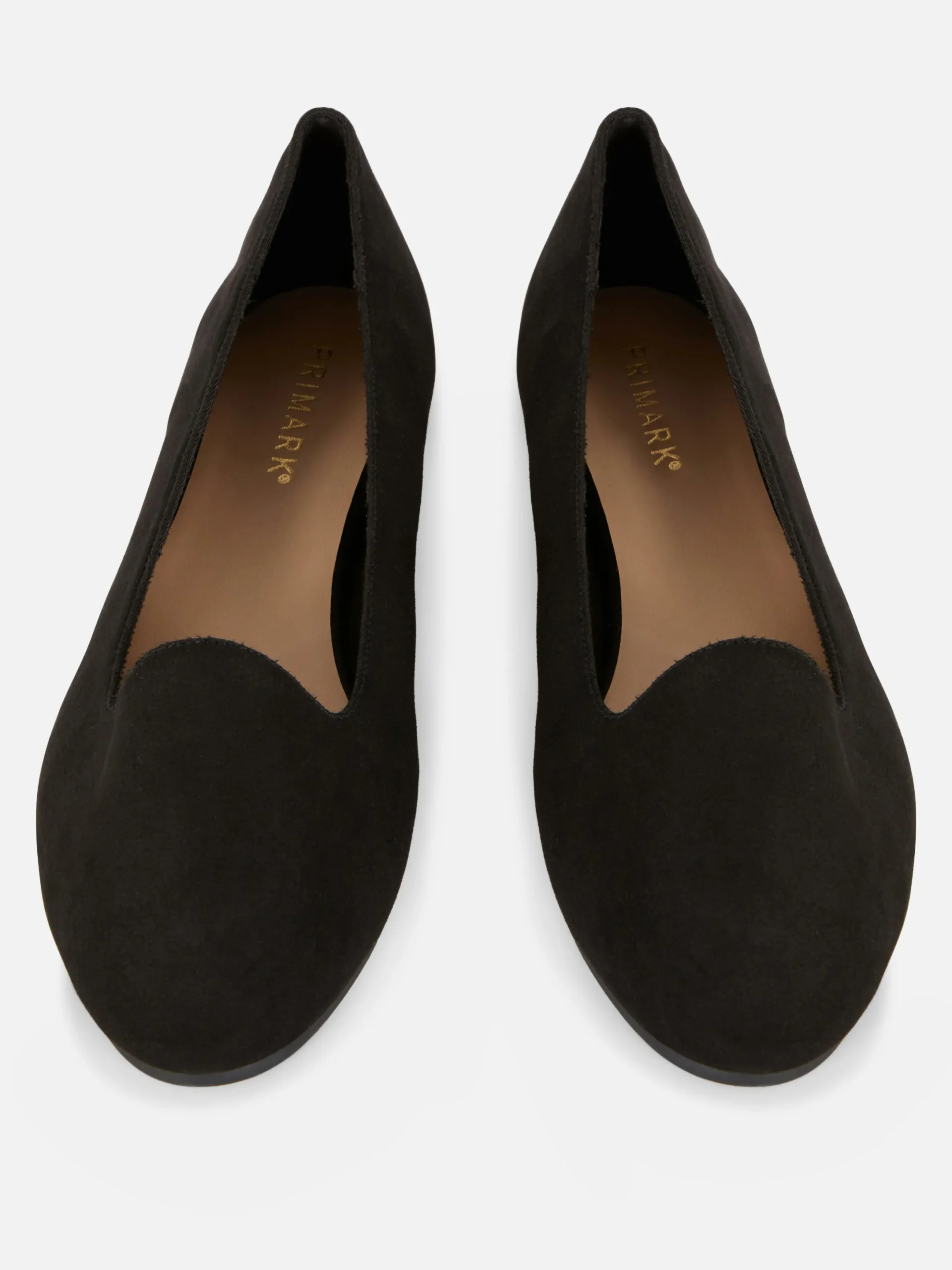 Flache Schuhe|Primark Ballerinas In Wildleder-Optik Schwarz