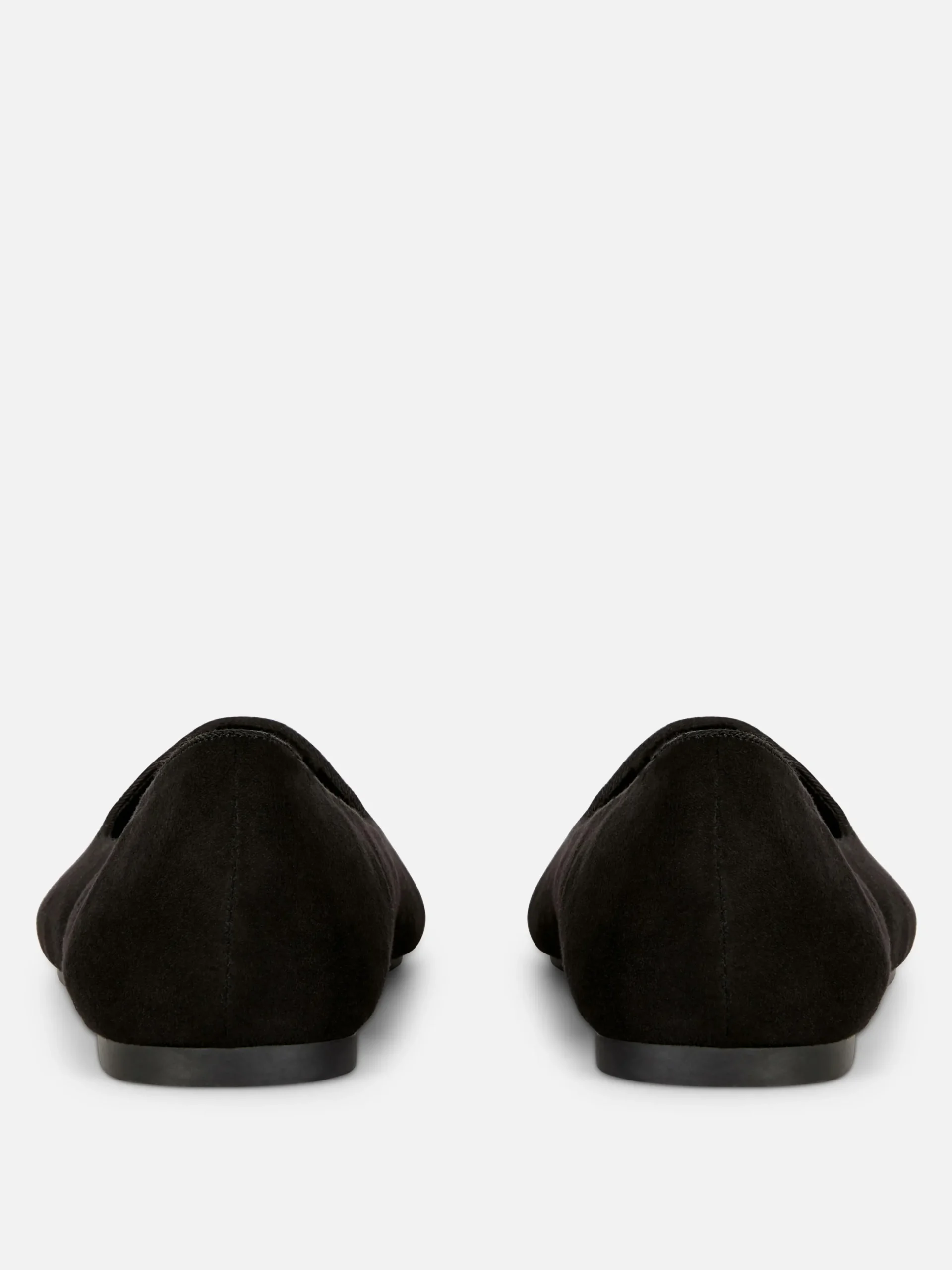 Flache Schuhe|Primark Ballerinas In Wildleder-Optik Schwarz