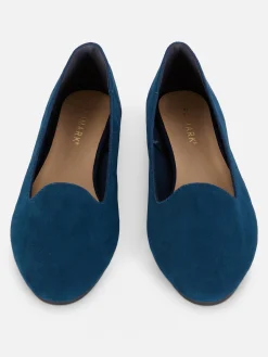 Flache Schuhe|Primark Ballerinas In Wildleder-Optik Marineblau