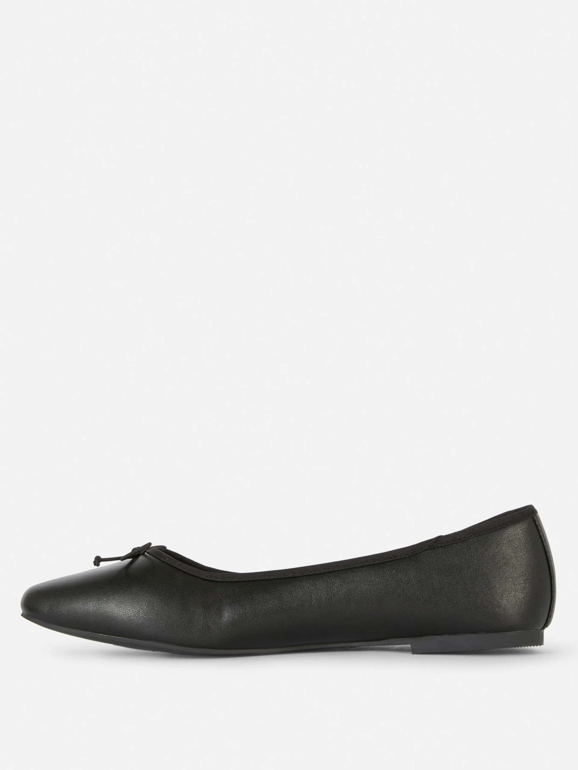 Flache Schuhe|Primark Ballerinas Mit Schleife Schwarz