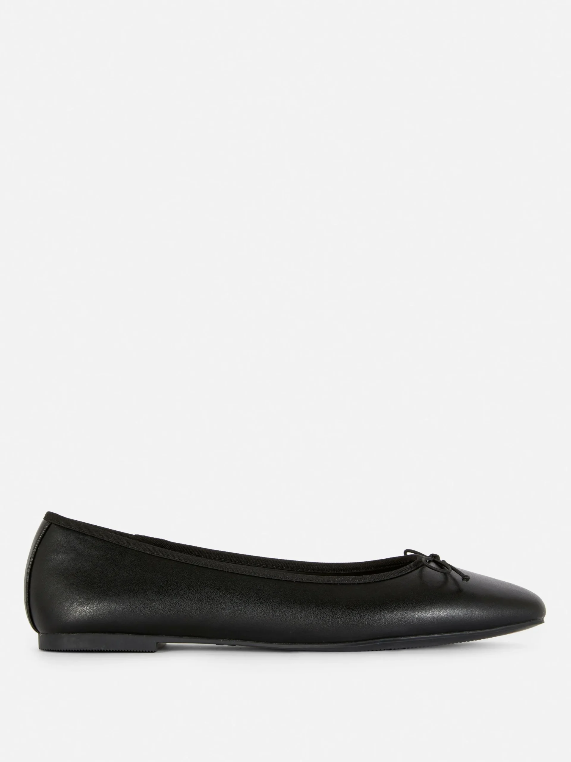 Flache Schuhe|Primark Ballerinas Mit Schleife Schwarz