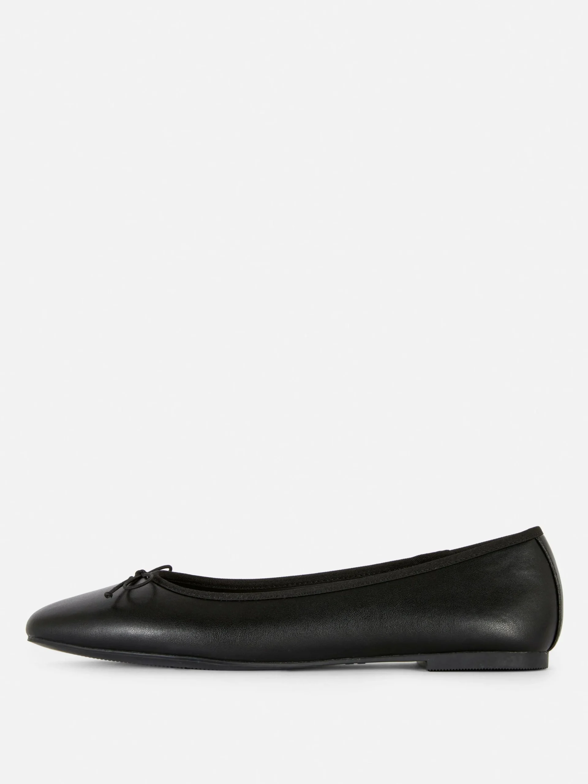 Flache Schuhe|Primark Ballerinas Mit Schleife Schwarz