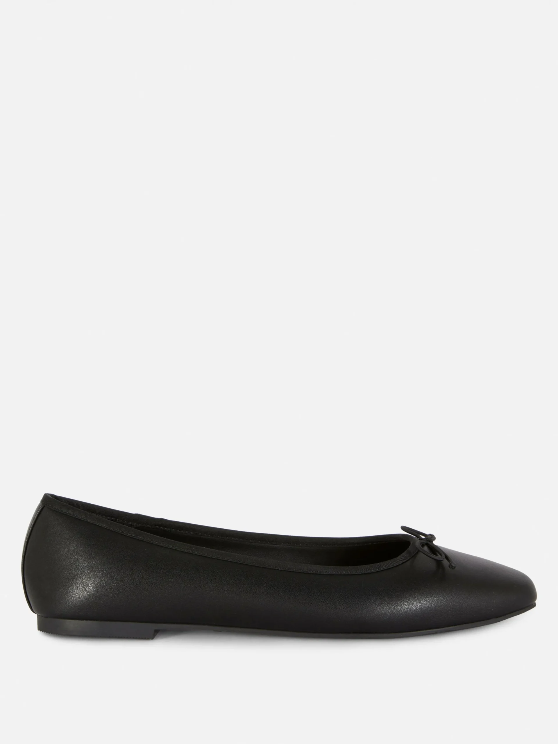Flache Schuhe|Primark Ballerinas Mit Schleife Schwarz