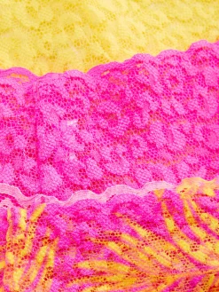 Slips|Primark Bandeau-Tangas Aus Spitze, 3er-Pack Pink