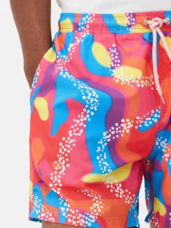 Bademode Und Strandbekleidung|Primark „Barbie: Der Film“ Ken Badeshorts In Neonfarben Multi