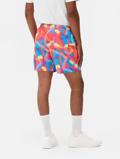 Bademode Und Strandbekleidung|Primark „Barbie: Der Film“ Ken Badeshorts In Neonfarben Multi