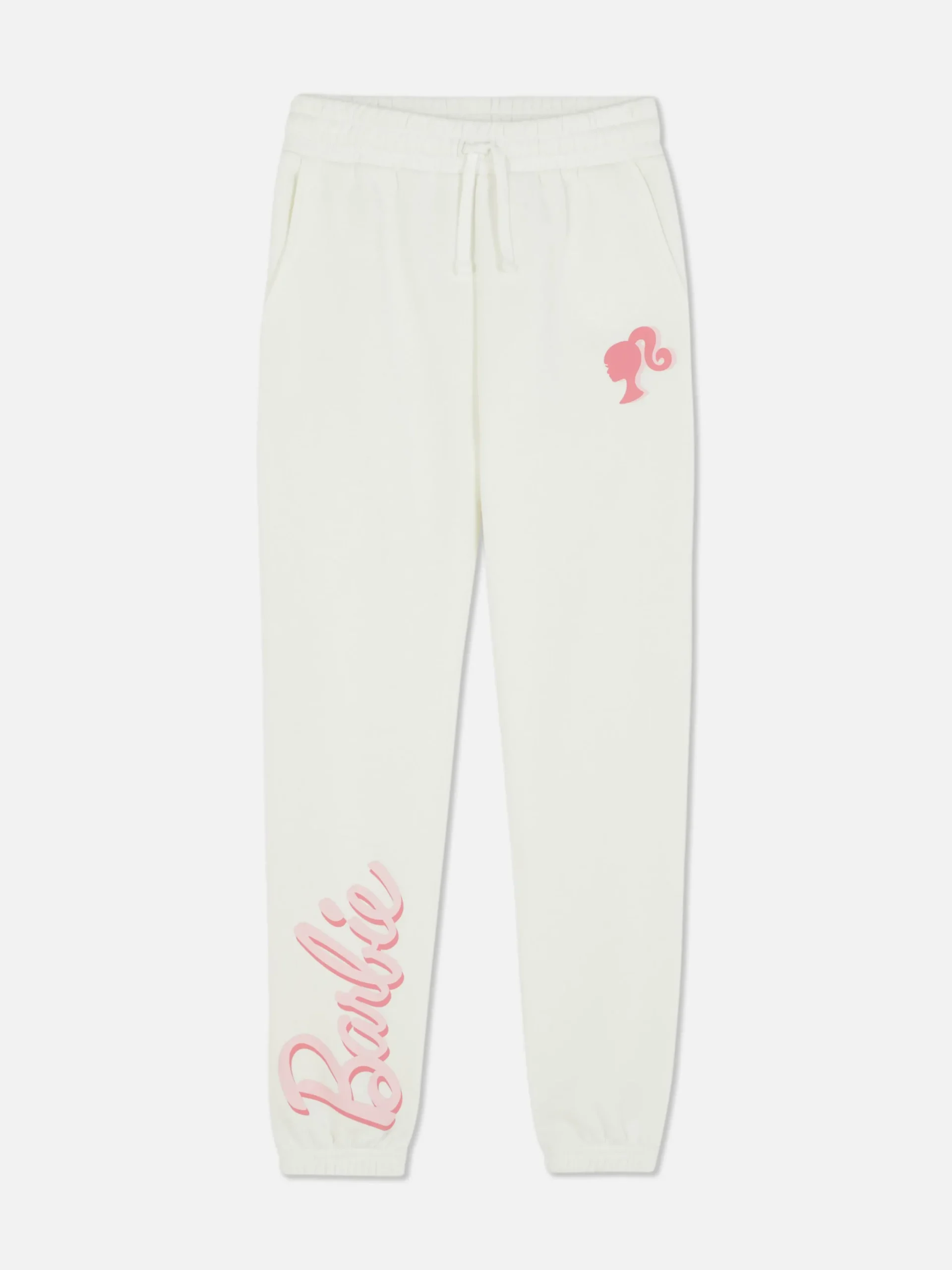 Jogginghosen|Primark „Barbie“ Jogginghose Mit Grafik Zum Kombinieren Ecrufarben