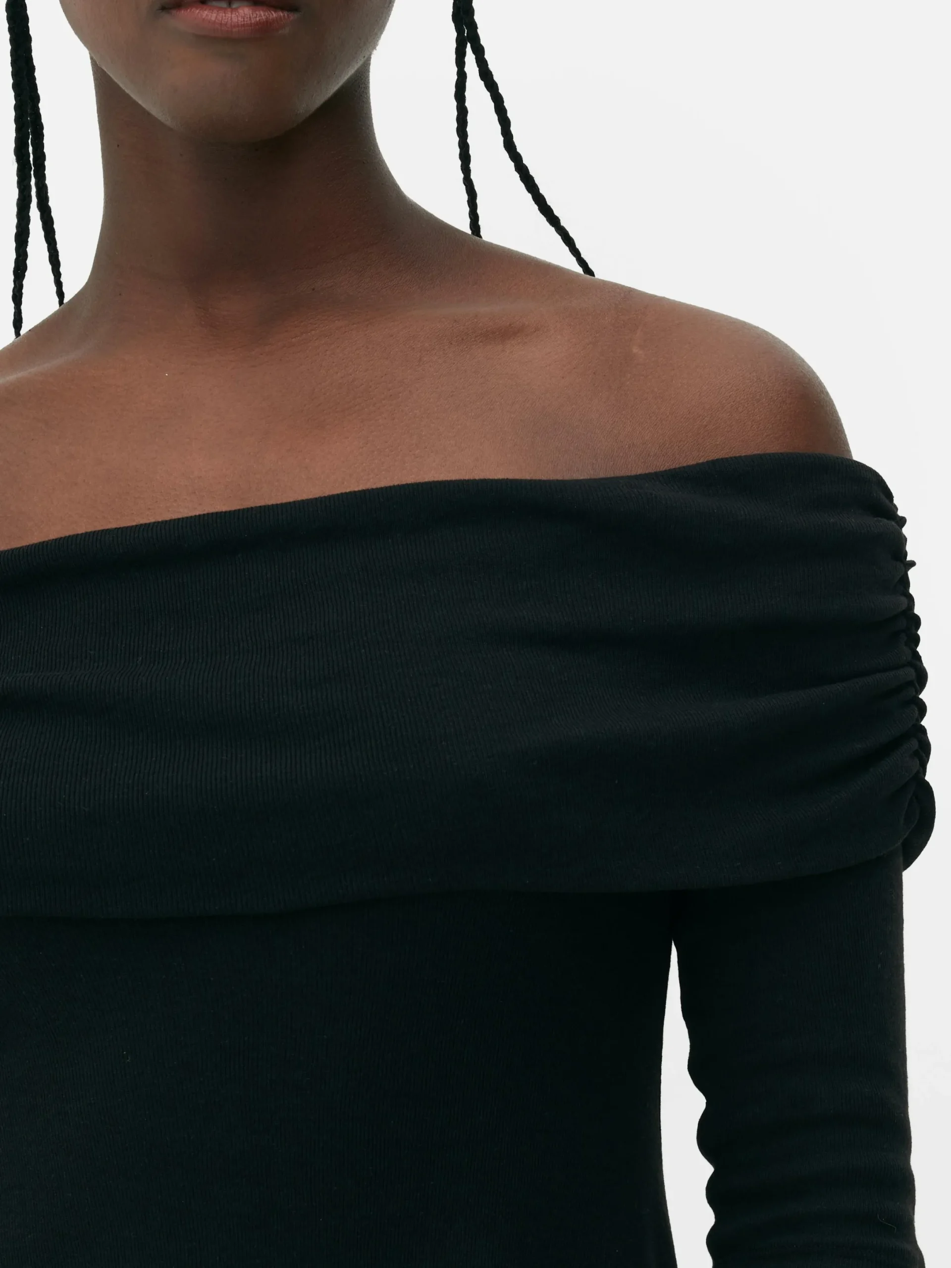 Kleider|Primark Bardot-Minikleid Schwarz