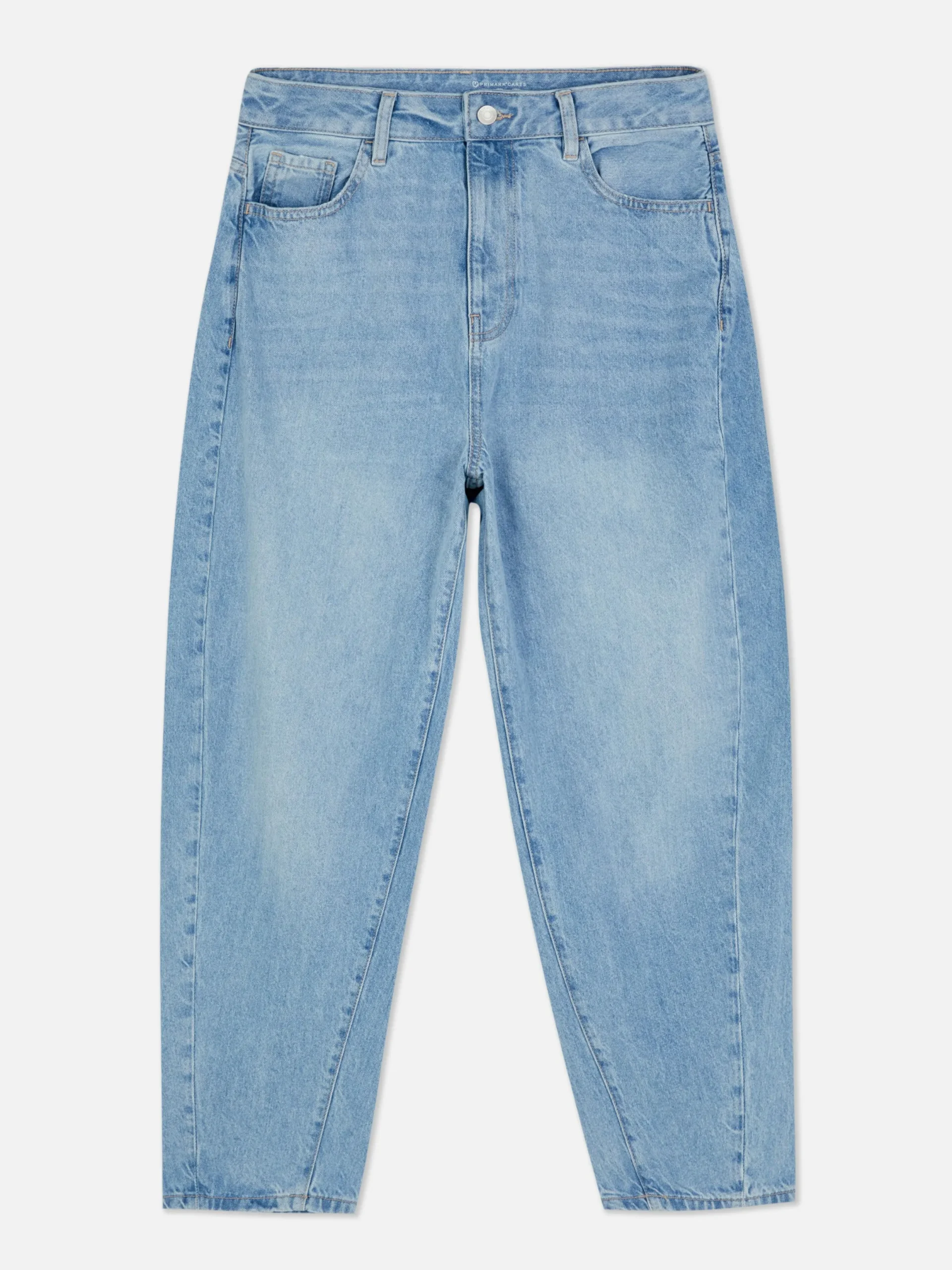 Denim|Jeans|Primark Barrel-Denim-Jeans Hellblau