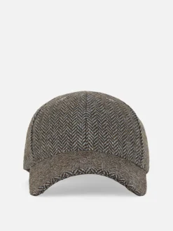 Mützen, Handschuhe Und Schals|Primark Basecap Mit Muster Ecrufarben