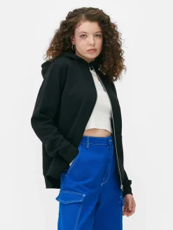 Loungewear|Hoodies Und Sweatshirts|Primark Basic Kapuzenpullover Mit Reißverschluss Schwarz