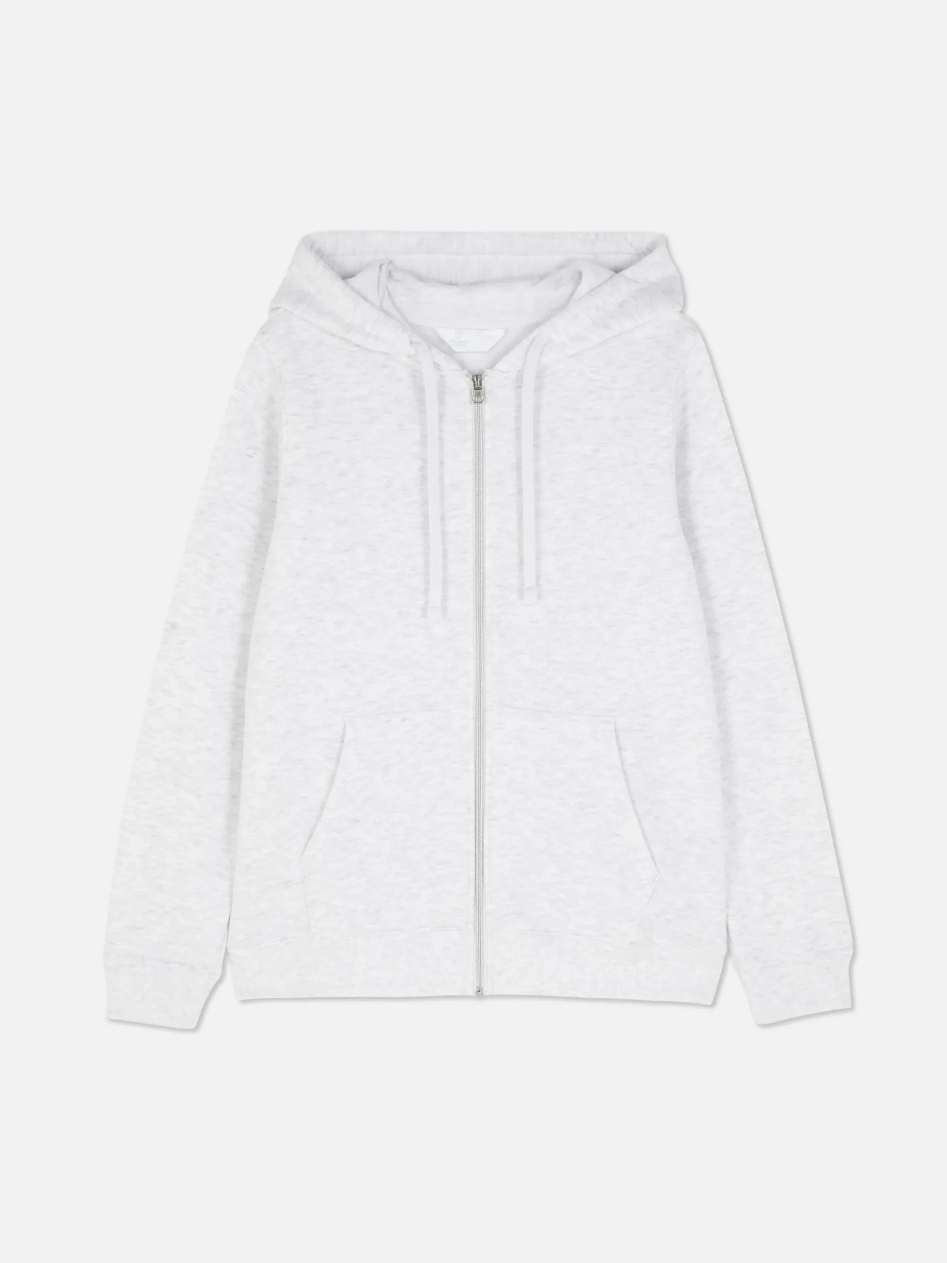 Loungewear|Hoodies Und Sweatshirts|Primark Basic Kapuzenpullover Mit Reißverschluss Grau meliert