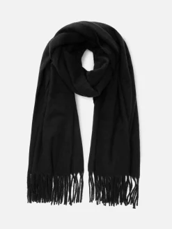 Mützen, Handschuhe Und Schals|Primark Basic-Fransenschal Schwarz