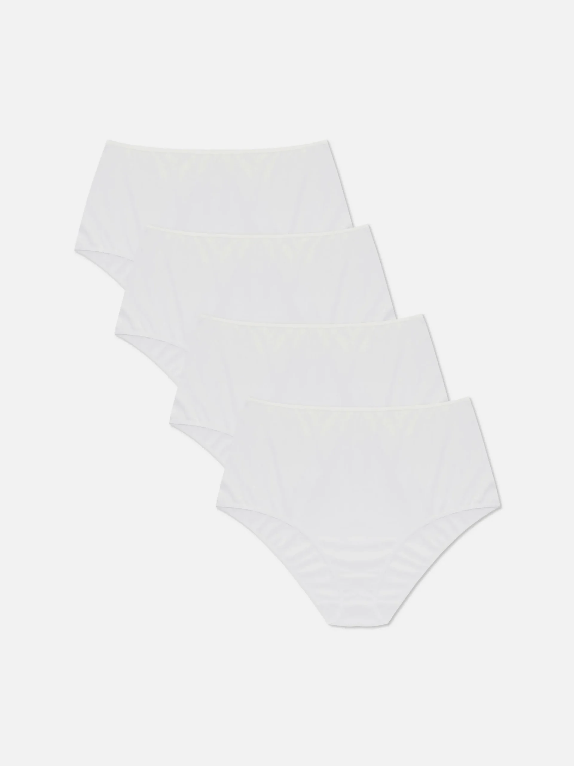 Slips|Primark Basic-Slips, 4er-Pack Weiß