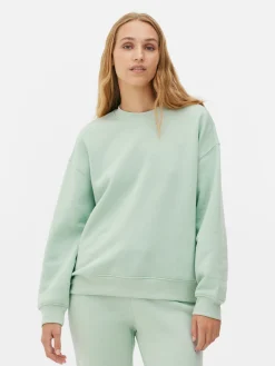 Hoodies Und Sweatshirts|Primark Basic-Sweatshirt Mit Rundhalsausschnitt Mintgrün