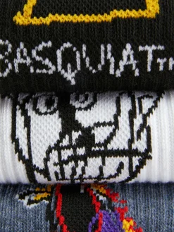 Socken|Primark „Basquiat“ Crew-Socken, 3er-Pack Multi
