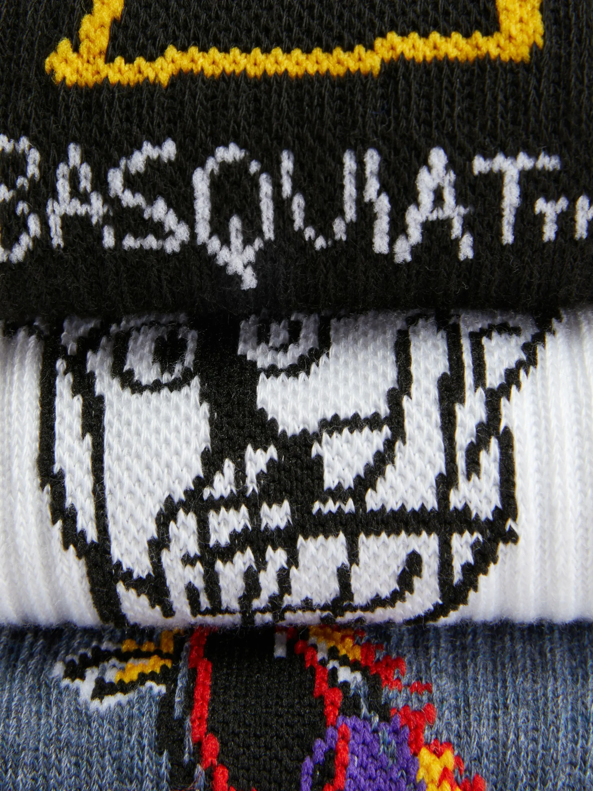 Socken|Primark „Basquiat“ Crew-Socken, 3er-Pack Multi