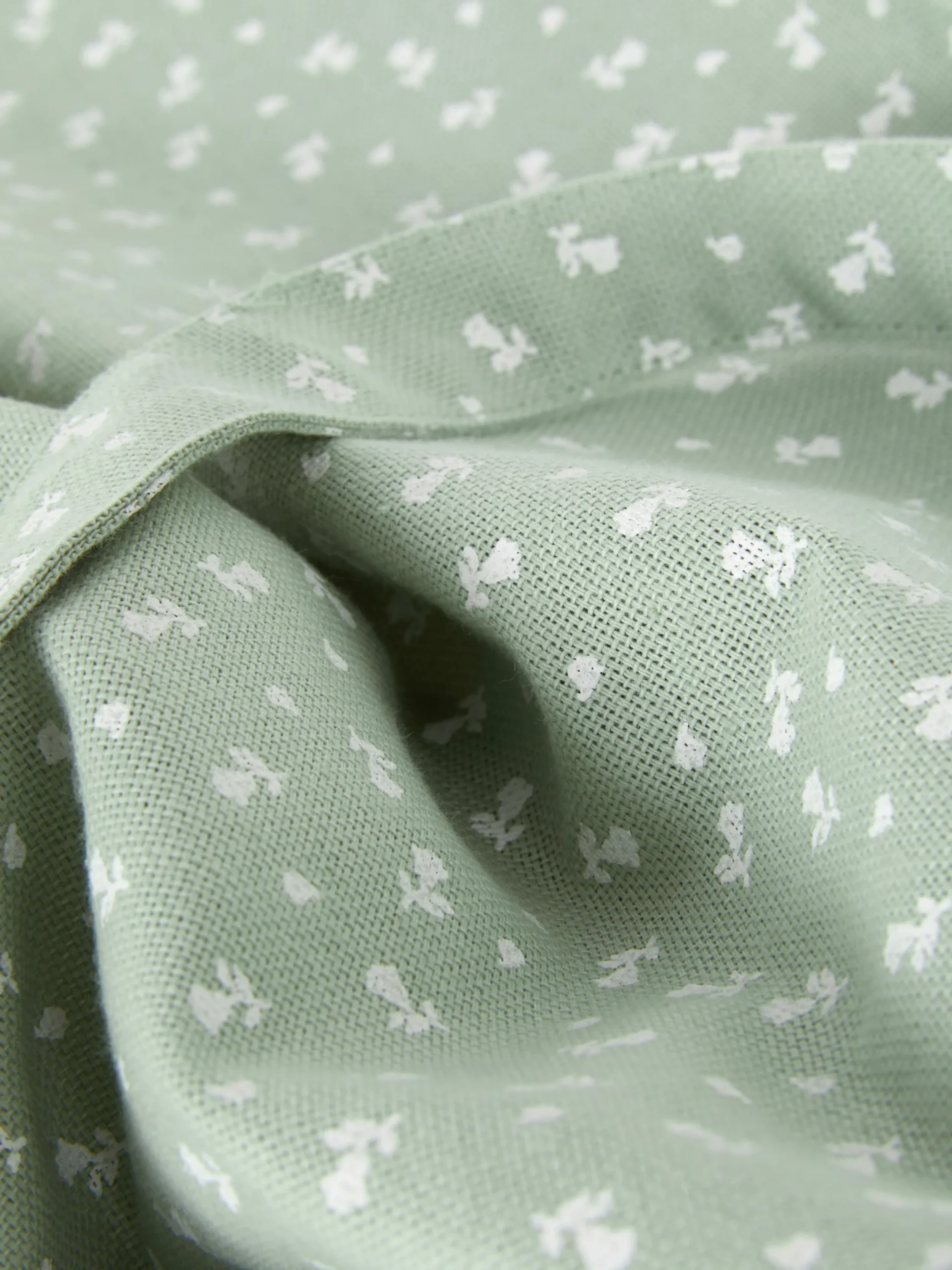 Taschen Und Portemonnaies|Primark Baumwollcanvas-Tragetasche Mit Blumenmuster Hellgrün