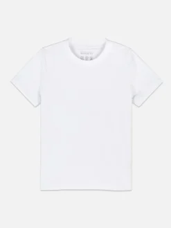 Tops Und T-Shirts|Primark Baumwoll-T-Shirt Weiß