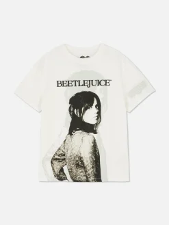 Beetlejuice|Halloween Alle|Primark „Beetlejuice Astrid“ T-Shirt Weiß