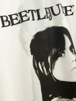 Beetlejuice|Halloween Alle|Primark „Beetlejuice Astrid“ T-Shirt Weiß