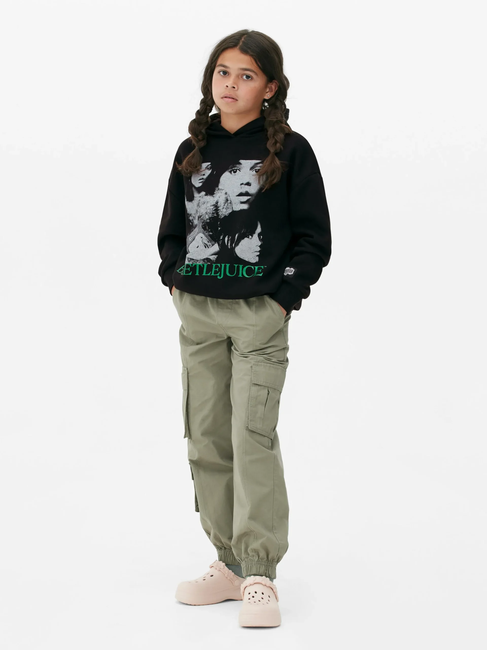 Halloween Alle|Hoodies Und Sweatshirts|Primark „Beetlejuice“ Hoodie Mit Grafik Vorne Schwarz