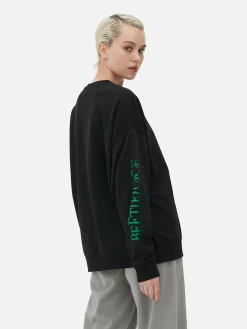 Beetlejuice|Halloween Alle|Primark „Beetlejuice“ Sweatshirt Schwarz