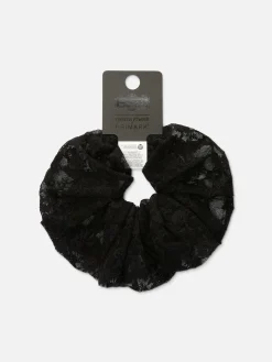 Halloween-Accessoires|Gothic-Kleidung|Primark „Beetlejuice X Colleen Atwood“ Haargummis, 3er-Pack Schwarz