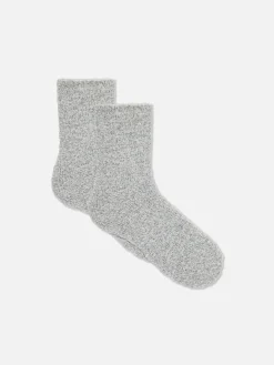 Socken|Primark Bequeme Bouclé-Socken, 2er-Pack Grau