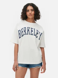 Tops Und T-Shirts|Primark „Berkeley“ T-Shirt Im Oversized-Look Elfenbeinfarben