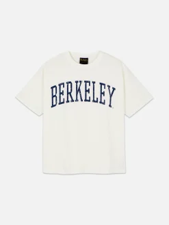 Tops Und T-Shirts|Primark „Berkeley“ T-Shirt Im Oversized-Look Elfenbeinfarben