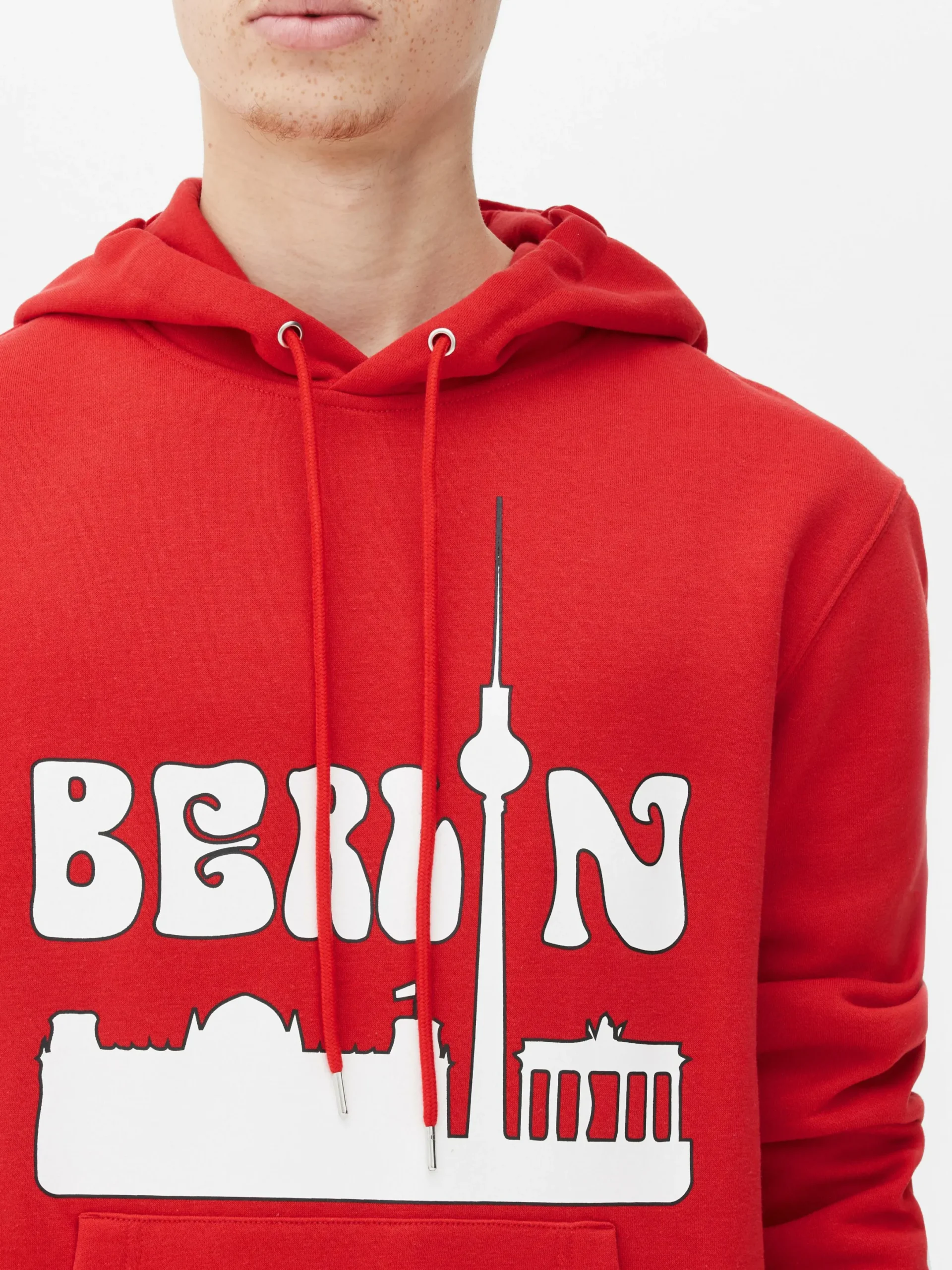Hoodies Und Sweatshirts|Primark Berlin Langarm-Kapuzenpullover Rot