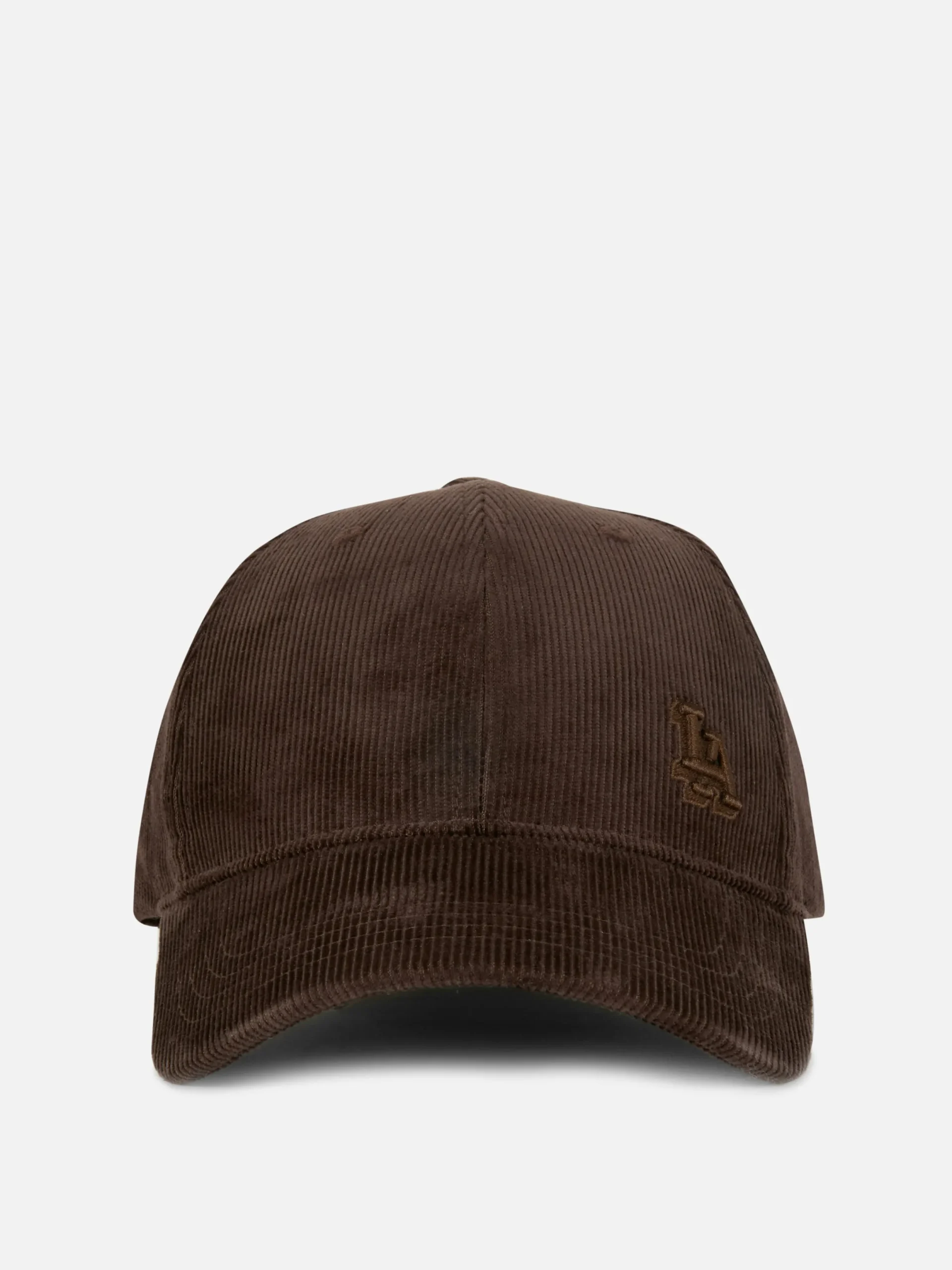 Mützen, Handschuhe Und Schals|Primark Bestickte Basecap Aus Cord Schokoladenbraun