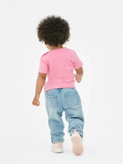 Hosen Und Leggings|Primark Bestickte Denim-Jeans Mit Herzmotiv Mittelblau