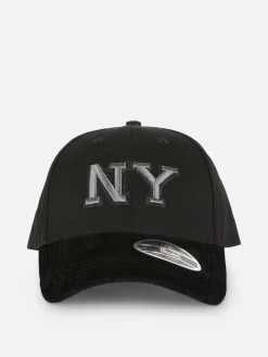 Mützen, Handschuhe Und Schals|Primark Bestickte „New York“ Basecap Schwarz