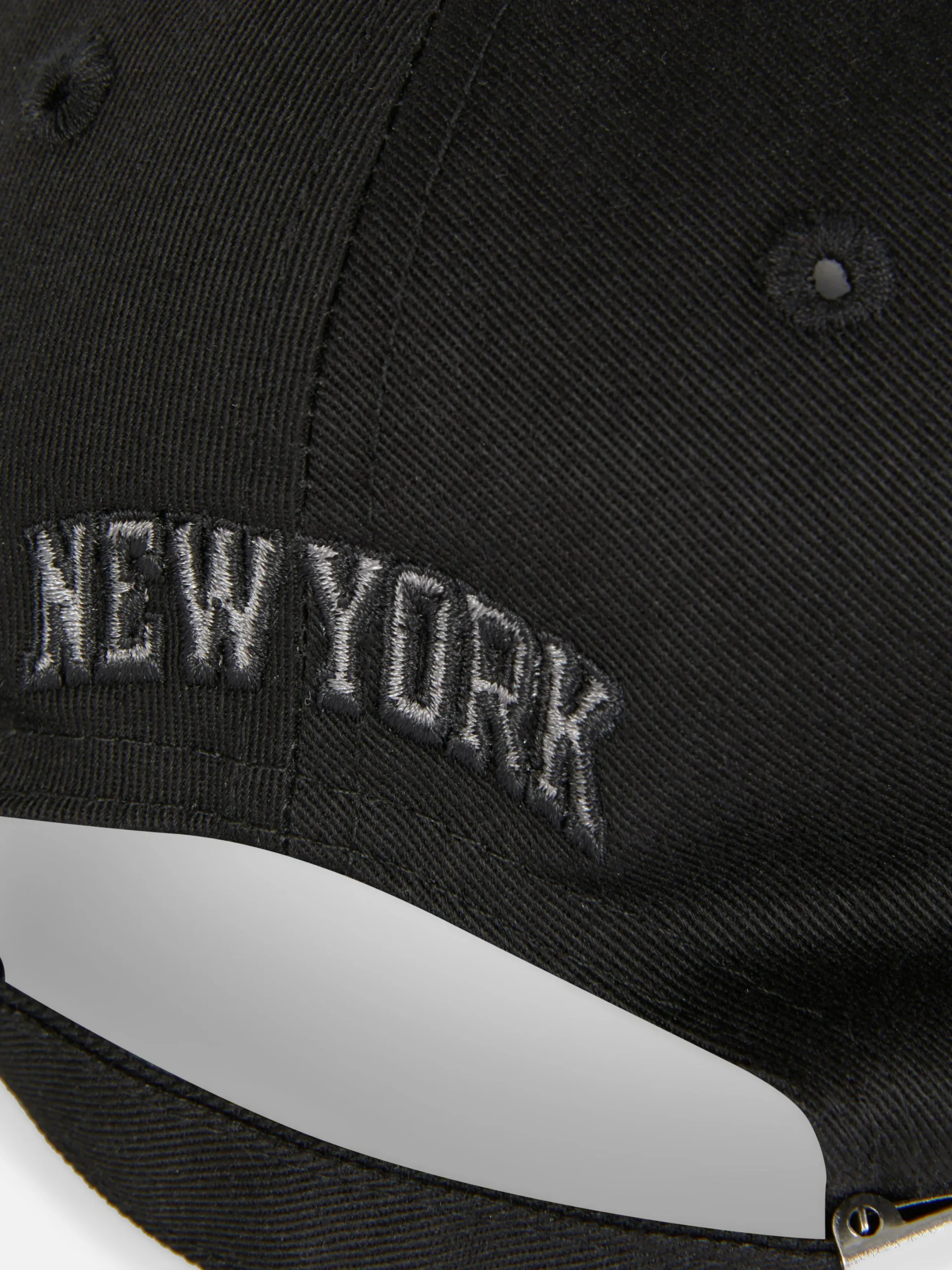 Mützen, Handschuhe Und Schals|Primark Bestickte „New York“ Basecap Schwarz